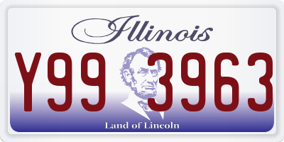 IL license plate Y993963