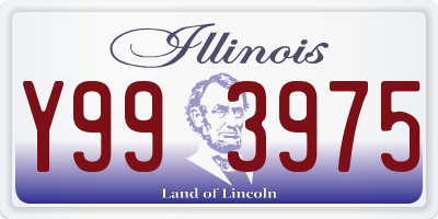 IL license plate Y993975