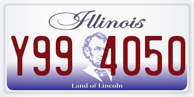 IL license plate Y994050