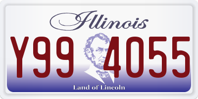 IL license plate Y994055