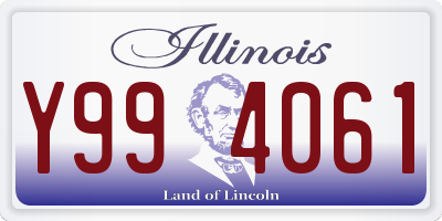 IL license plate Y994061