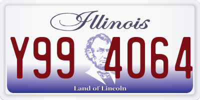 IL license plate Y994064