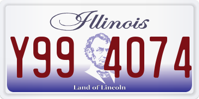 IL license plate Y994074