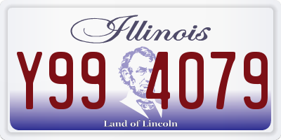 IL license plate Y994079