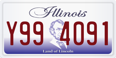 IL license plate Y994091