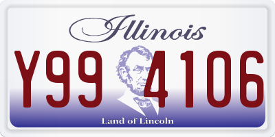 IL license plate Y994106