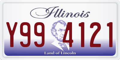 IL license plate Y994121