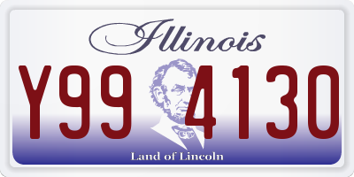 IL license plate Y994130
