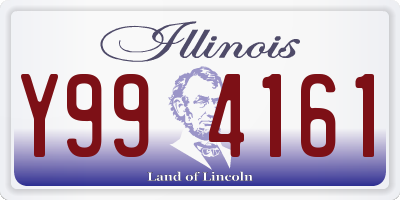 IL license plate Y994161