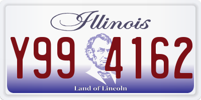 IL license plate Y994162