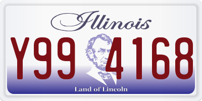 IL license plate Y994168