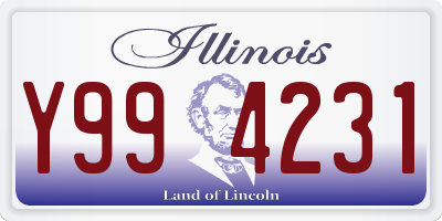 IL license plate Y994231