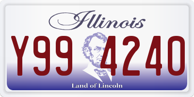 IL license plate Y994240