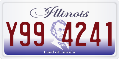 IL license plate Y994241
