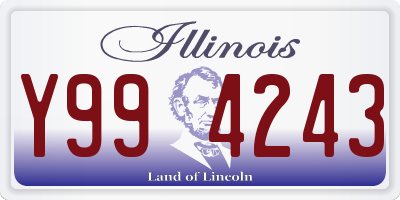 IL license plate Y994243