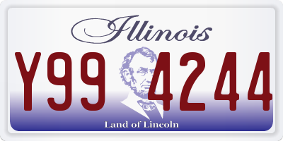 IL license plate Y994244
