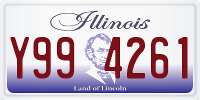 IL license plate Y994261