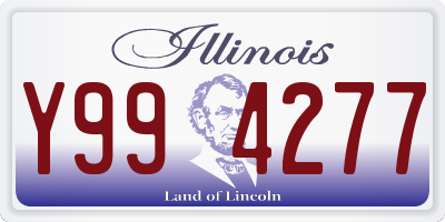 IL license plate Y994277