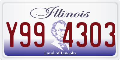 IL license plate Y994303