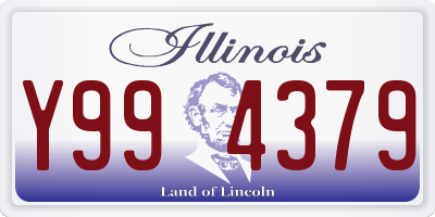 IL license plate Y994379