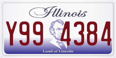 IL license plate Y994384