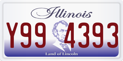 IL license plate Y994393