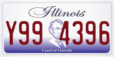 IL license plate Y994396