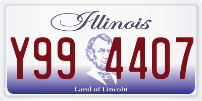 IL license plate Y994407