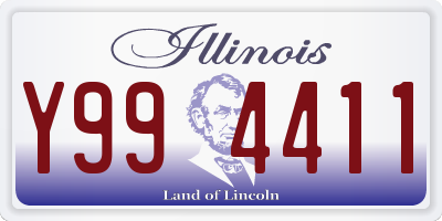 IL license plate Y994411