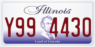 IL license plate Y994430