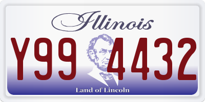 IL license plate Y994432