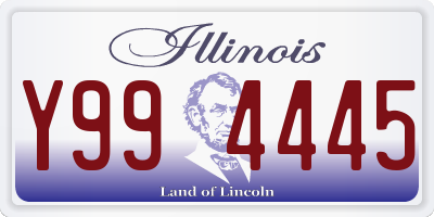 IL license plate Y994445
