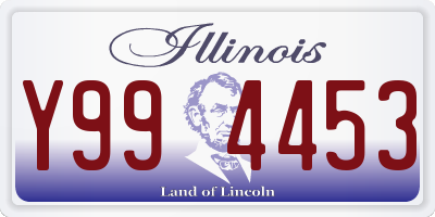 IL license plate Y994453
