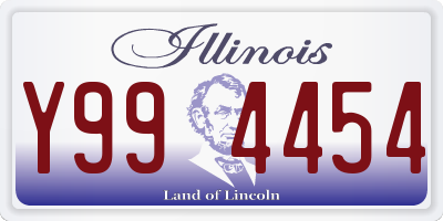 IL license plate Y994454