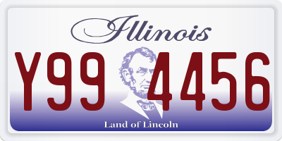 IL license plate Y994456