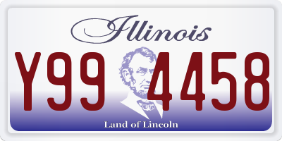 IL license plate Y994458