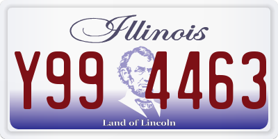 IL license plate Y994463