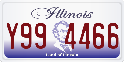 IL license plate Y994466