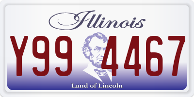 IL license plate Y994467