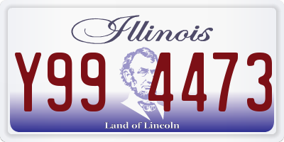 IL license plate Y994473