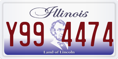 IL license plate Y994474