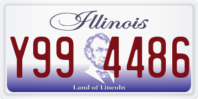 IL license plate Y994486
