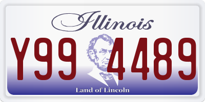 IL license plate Y994489