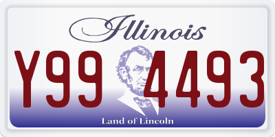 IL license plate Y994493