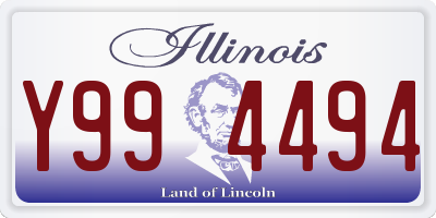 IL license plate Y994494