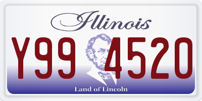 IL license plate Y994520
