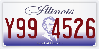 IL license plate Y994526