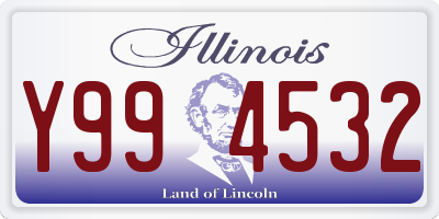 IL license plate Y994532
