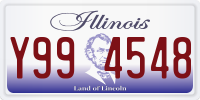 IL license plate Y994548