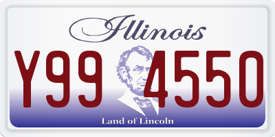 IL license plate Y994550